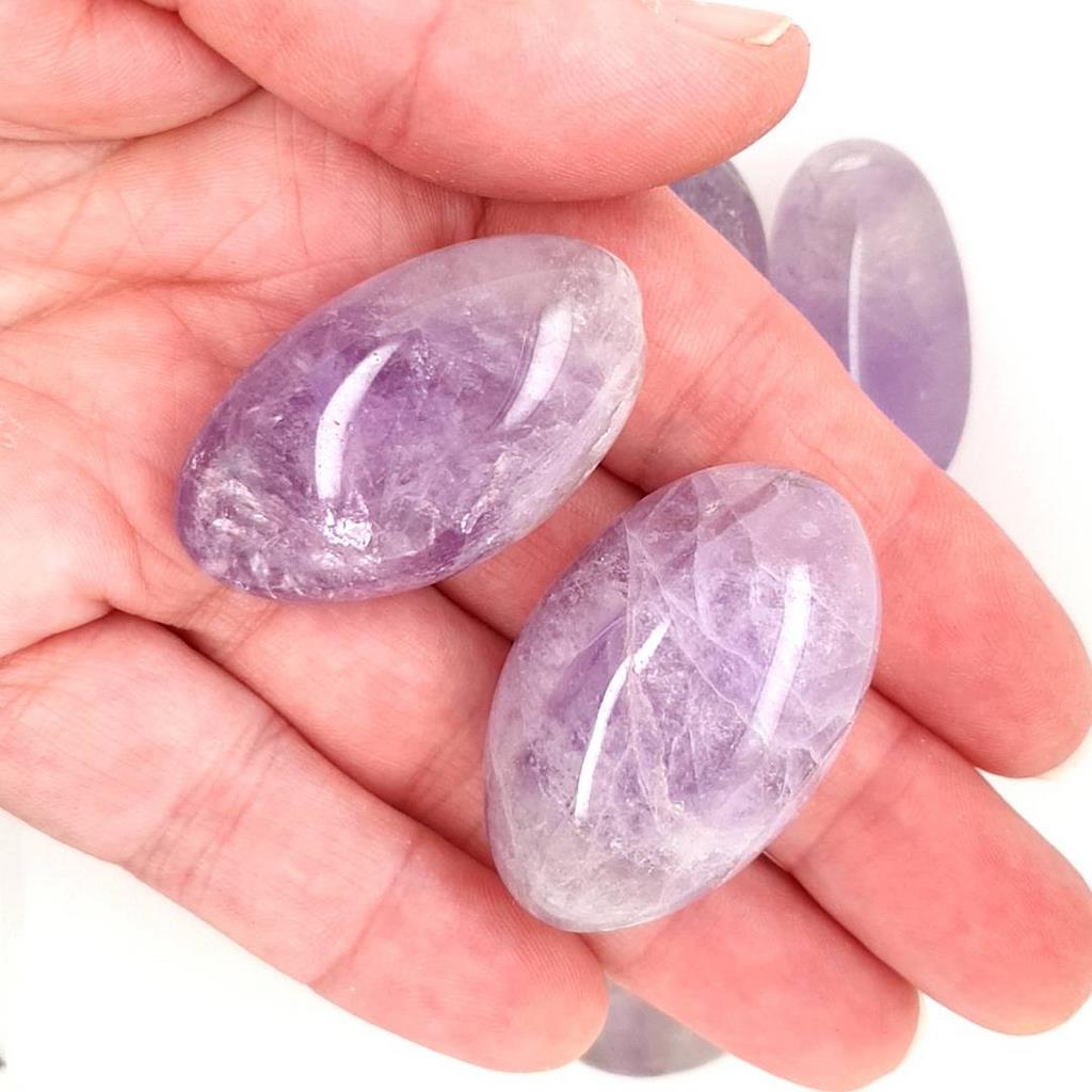 Amethyst Tumbled Stones: Perfect for Spiritual Healing, Wicca and Reiki - 30mm