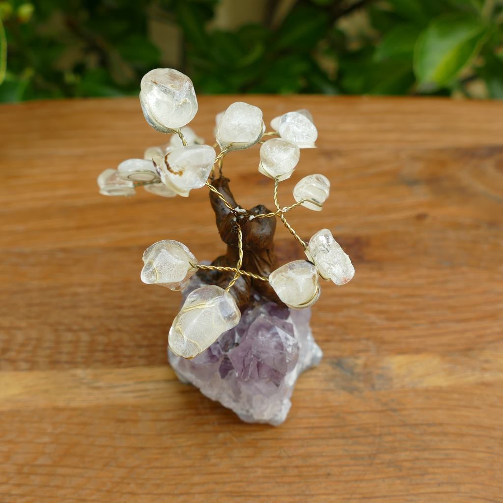 Bonsai Gem Tree with Beautiful Quartz Crystals **Seconds**