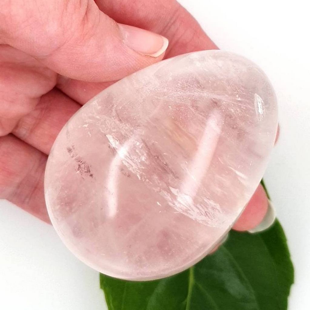 Crystal Egg Clear Quartz Polished Natural Gemstone Powerful Healing Reiki Meditation Massage