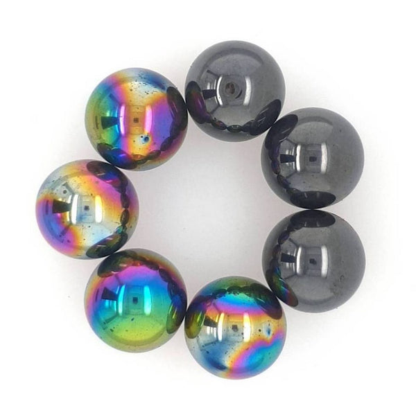 Hematite Balls Spheres Smooth Desk Toy for Office Hom