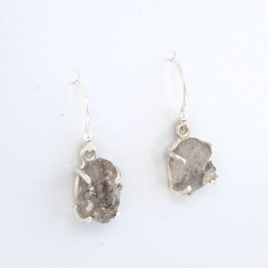 herkimer diamond earrings