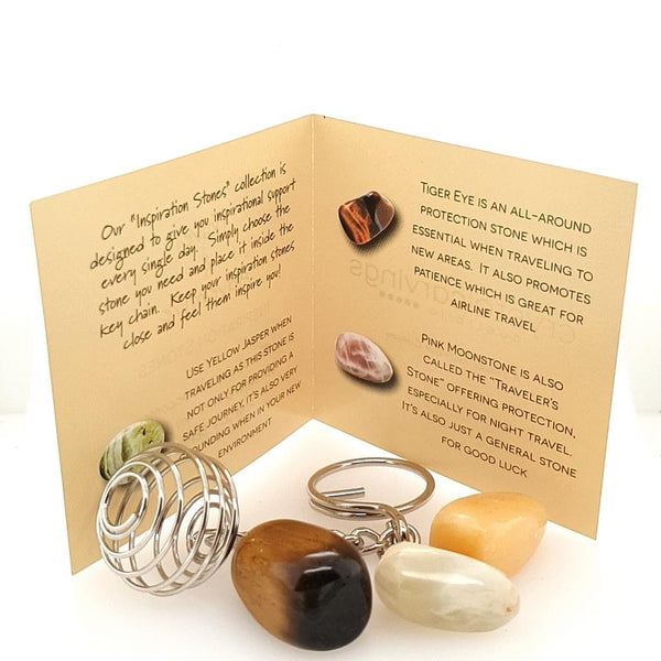Travel & Adventure Crystal Inspirational Stone Gift Set Earth