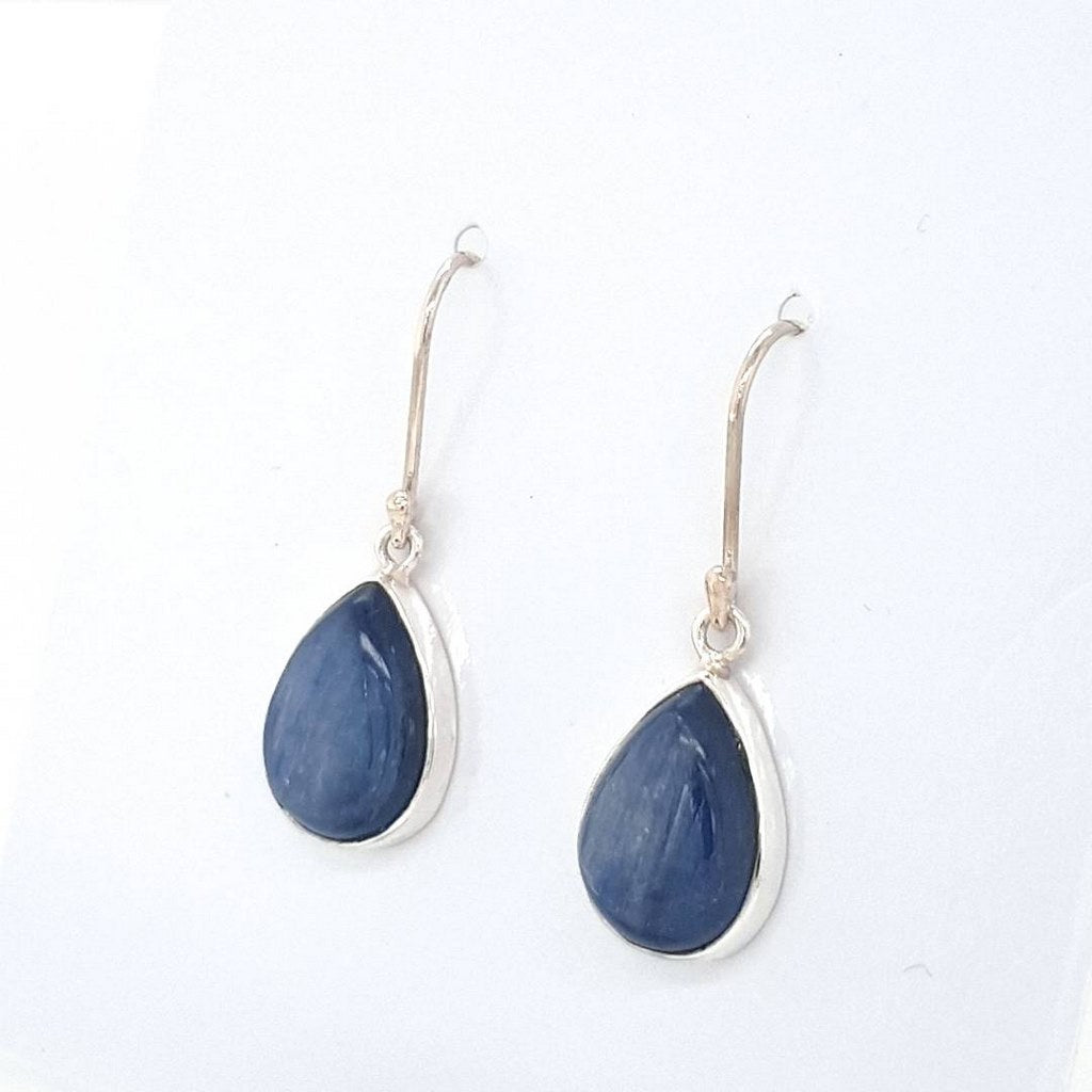 kyanite crystal earrings