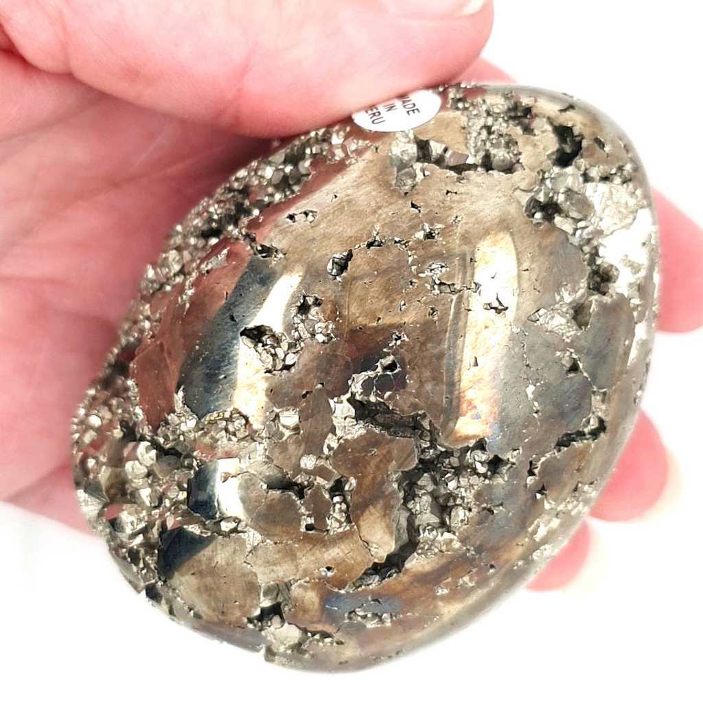 Pyrite Crystal Egg for Manifesting Your Dreams | Made in Peru
