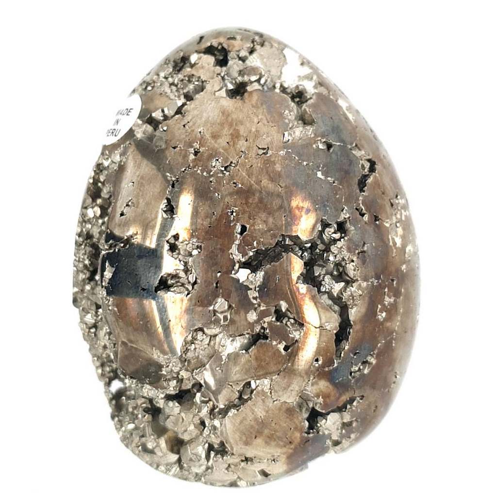 Pyrite Crystal Egg for Manifesting Your Dreams | Made in Peru