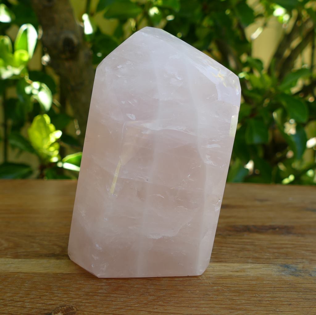 rose quartz polished piece healing crystal