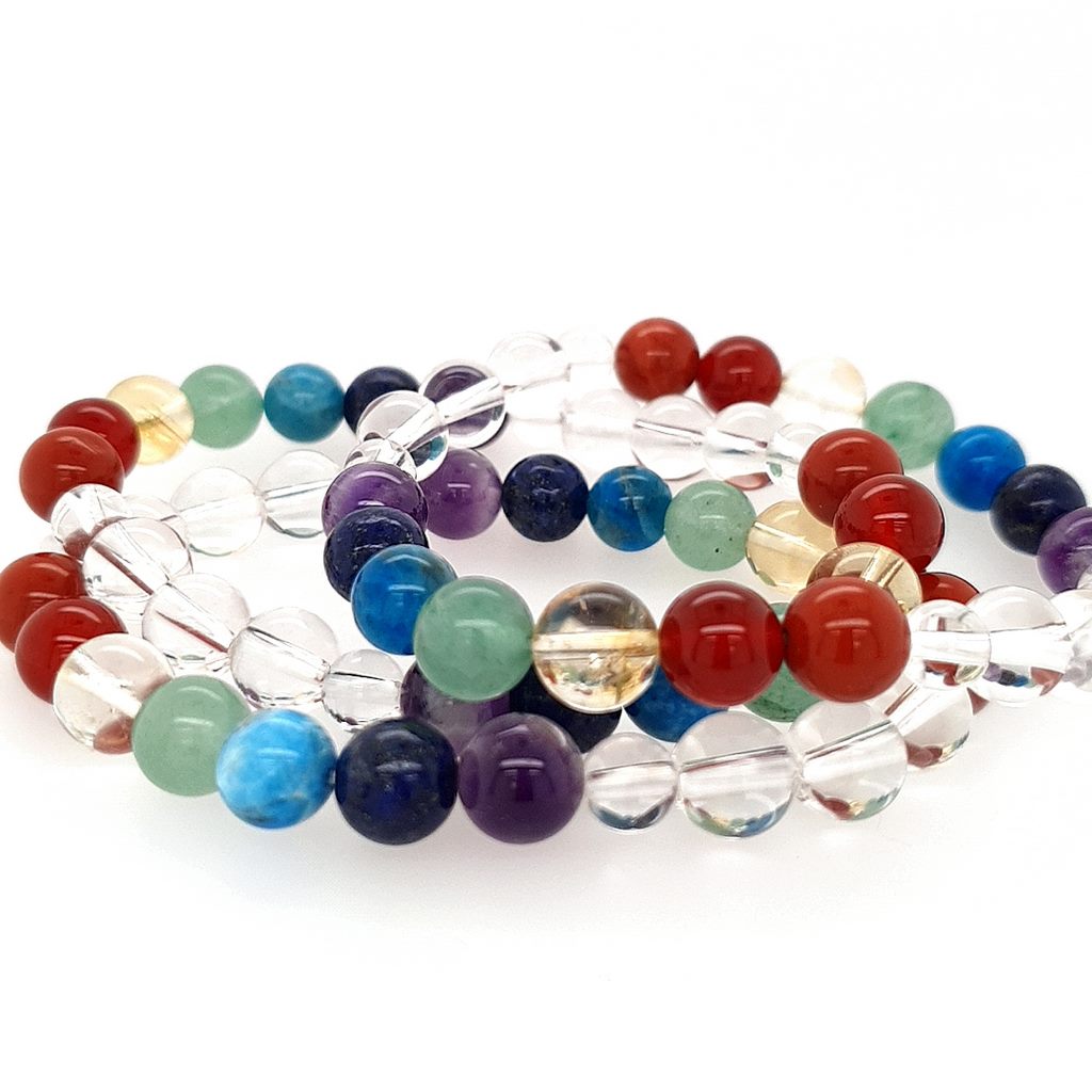 7 Chakra Bead Bracelets - Chakra Healing Bracelet for Friendship, Luck & Love