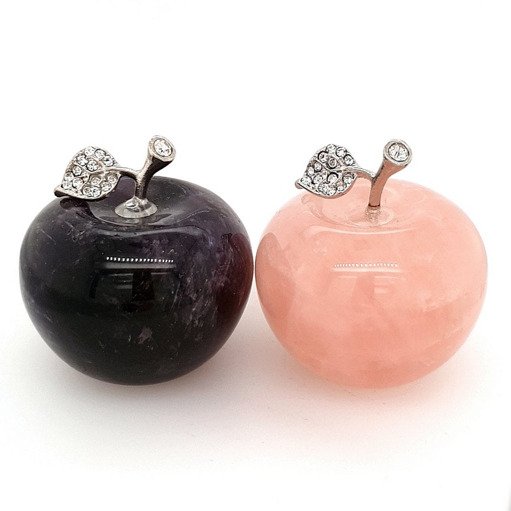 Crystal Gemstone Apples Beautiful Collectibles for Crystal Lovers