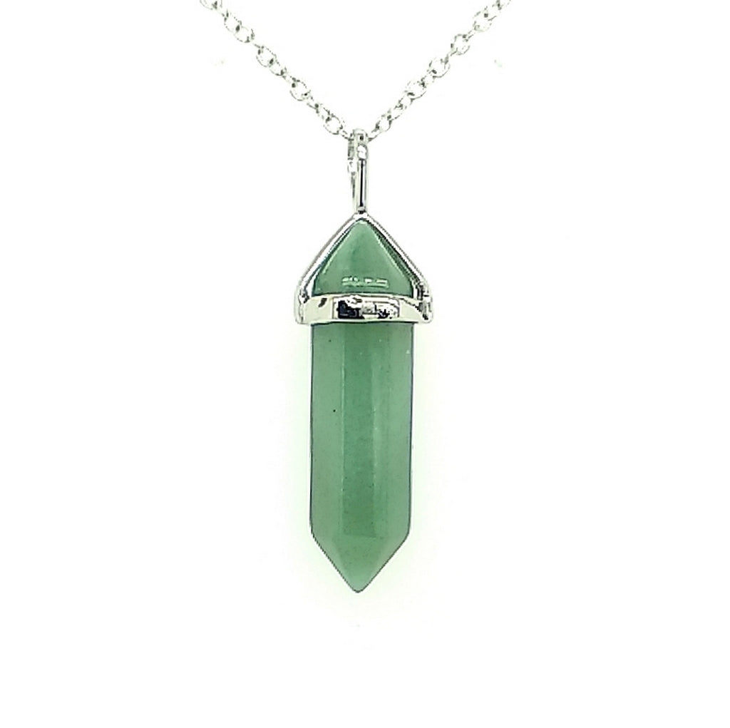 Crystal Pendants Double Terminated Gemstone Necklace