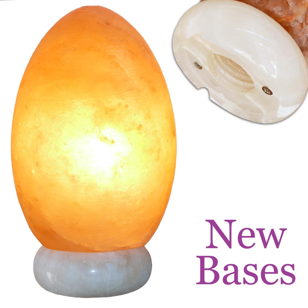 egg shaped salt lamp