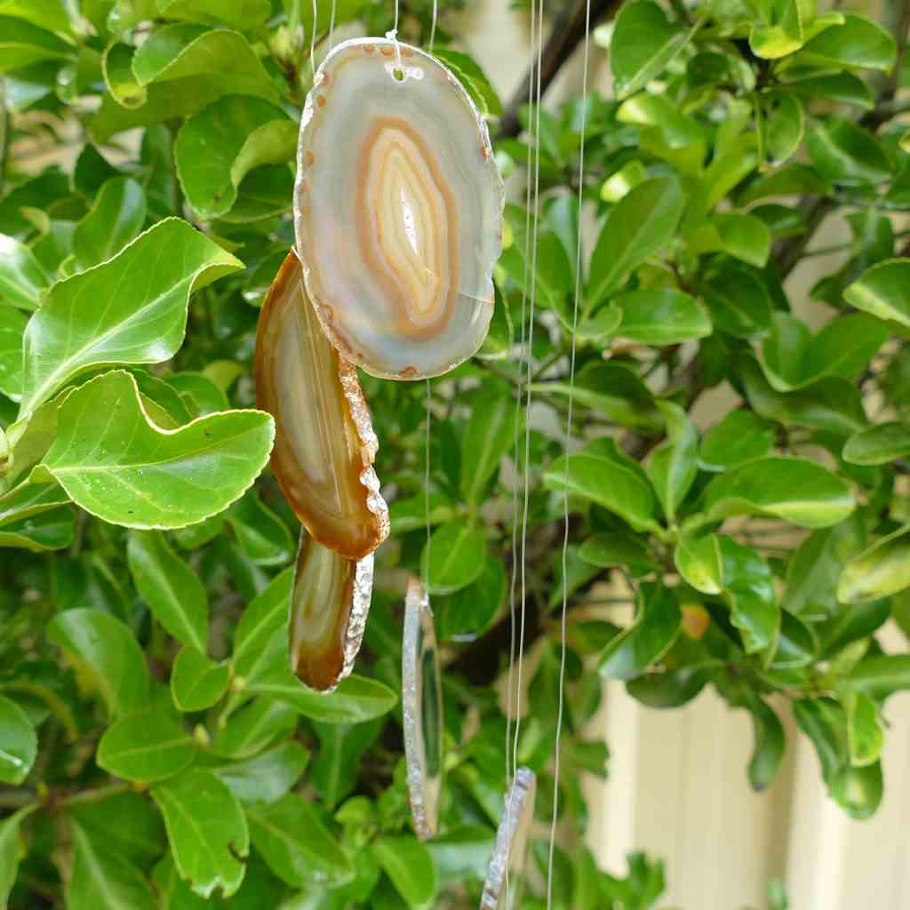 Agate Wind Chimes Natural Slices