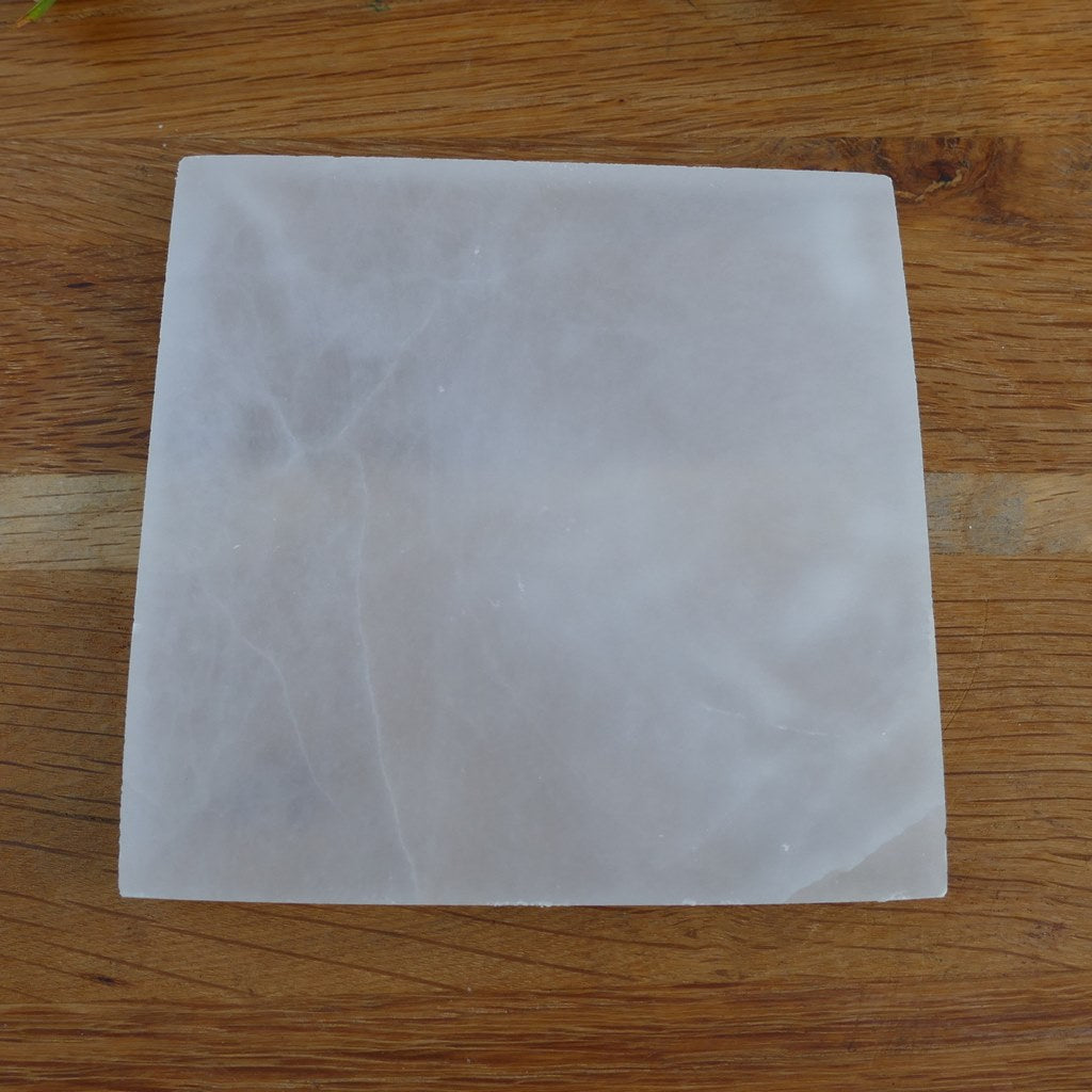 Selenite Cleansing Plate - Selenite Slab to Charge & Cleanse Crystals