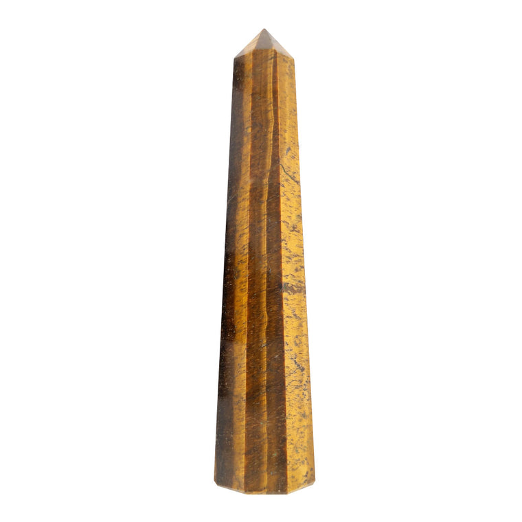 Tiger Eye Crystal Point Healing Points for Reiki Energy Healing