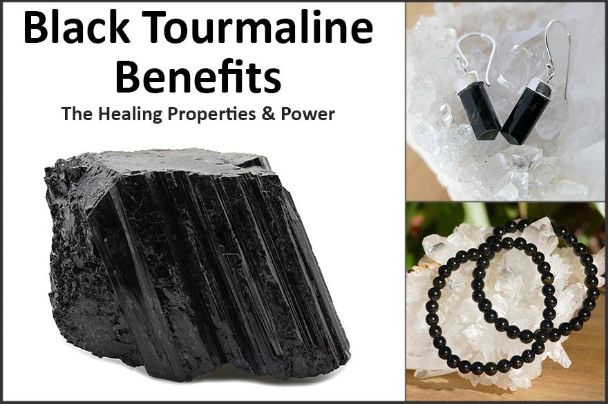 Black Tourmaline Crystal Bracelet for Women Men Natural Healing  AAA Grade  Original Healing Gemstone Adjustable Bracelet