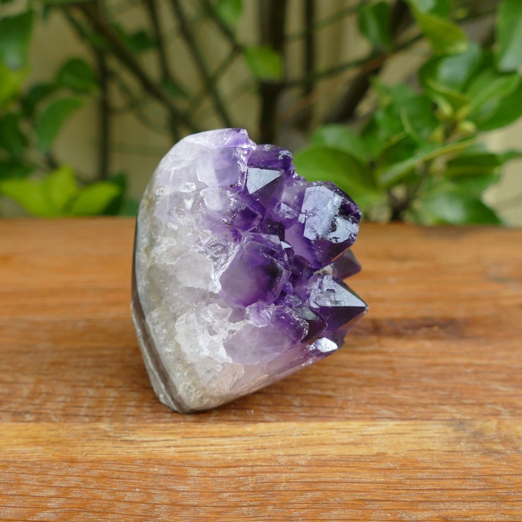 amethyst cluster cut base