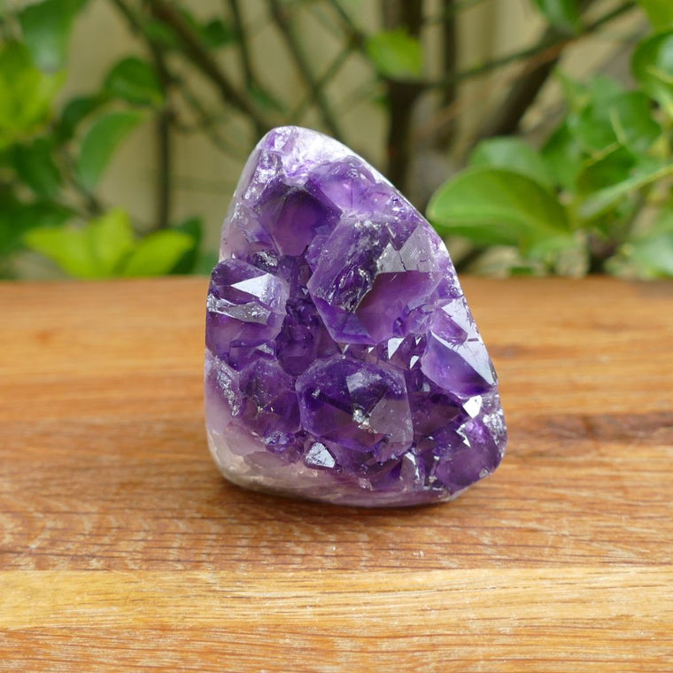 amethyst cluster cut base