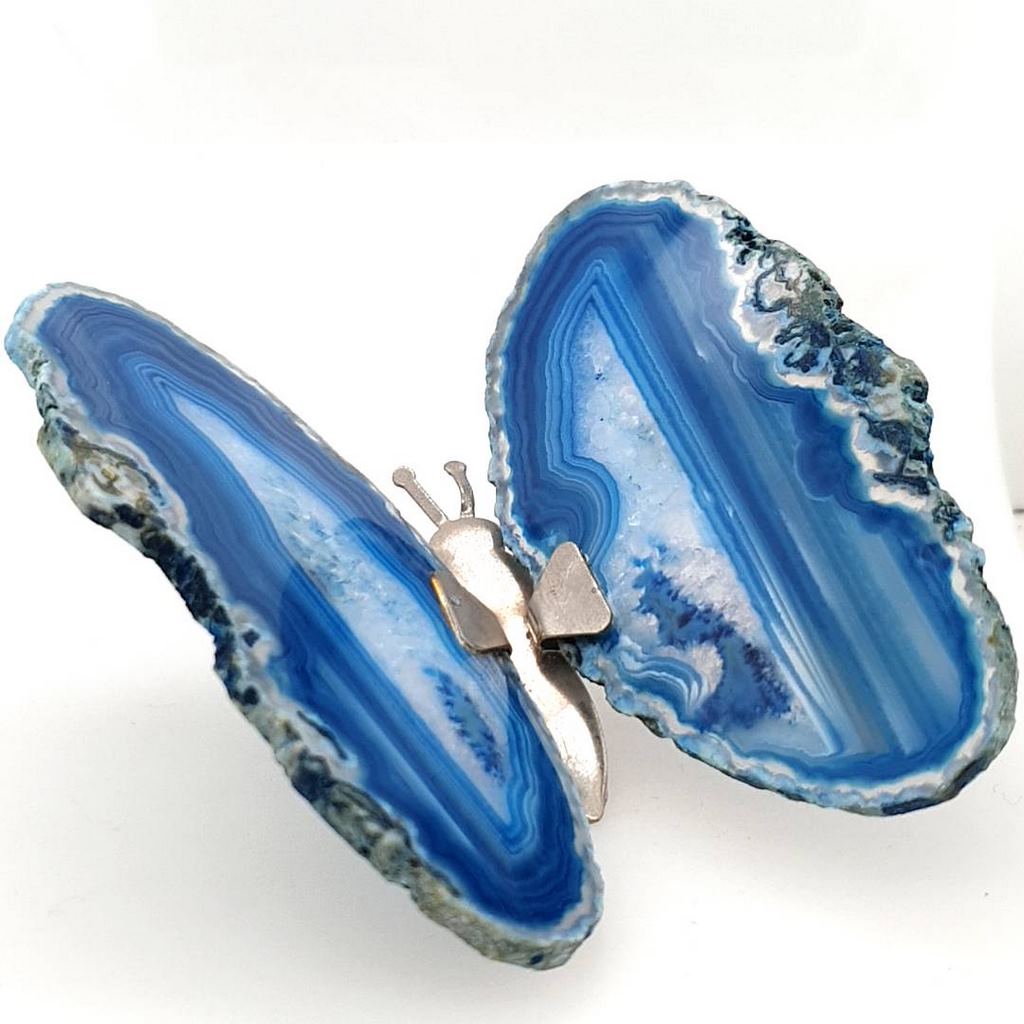 blue agate butterfly