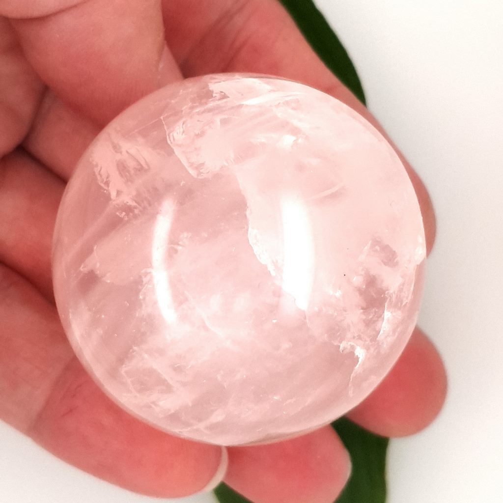 rose quartz sphere