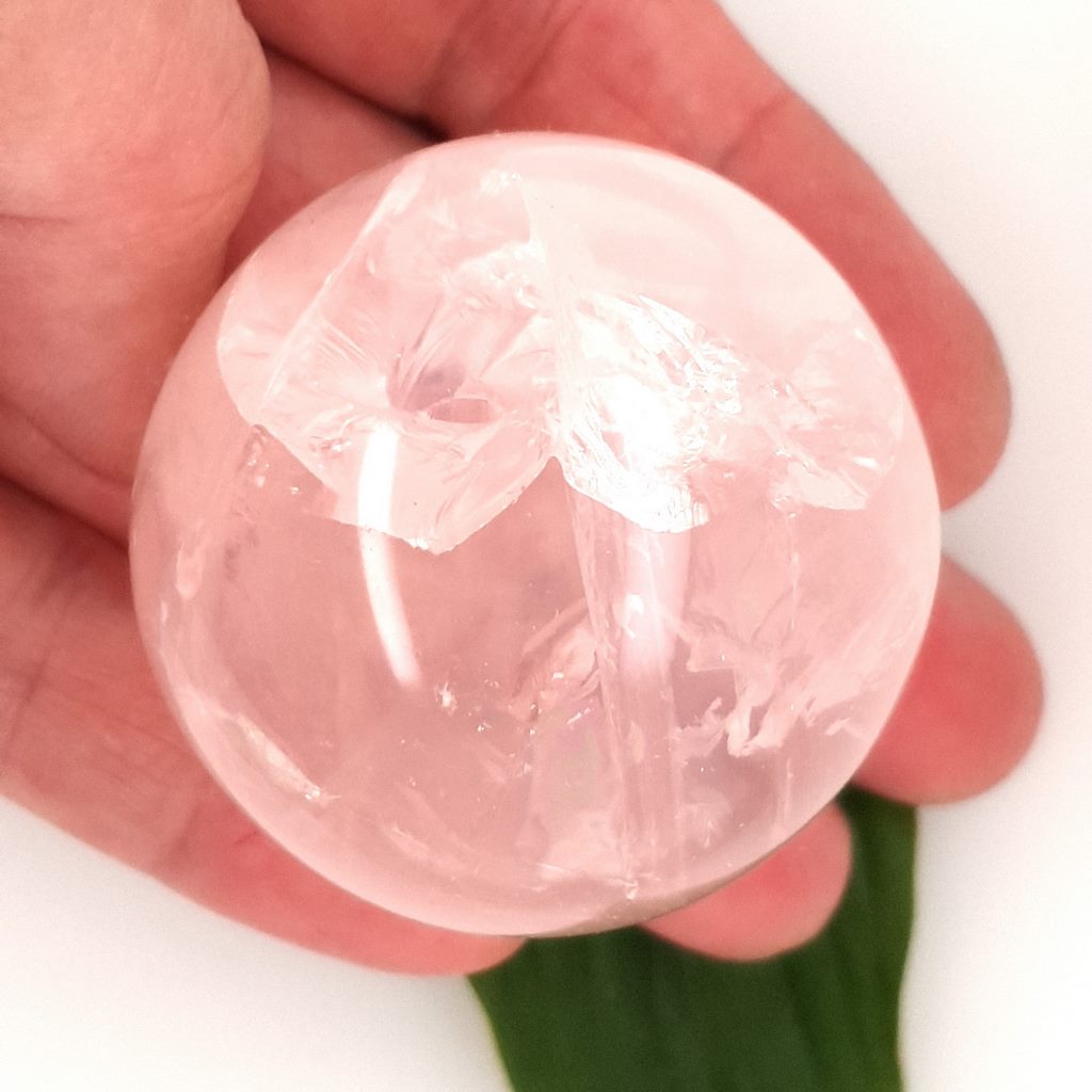 rose quartz sphere