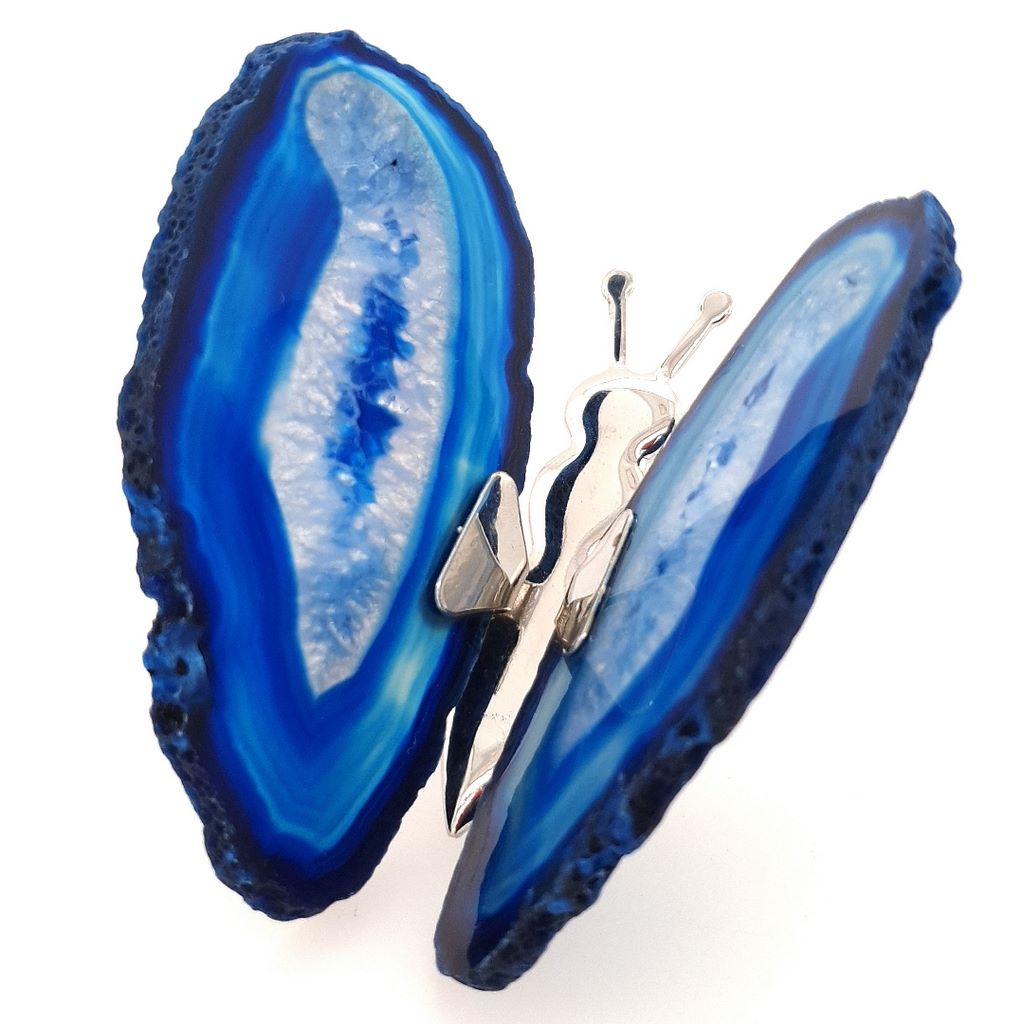 blue agate butterfly