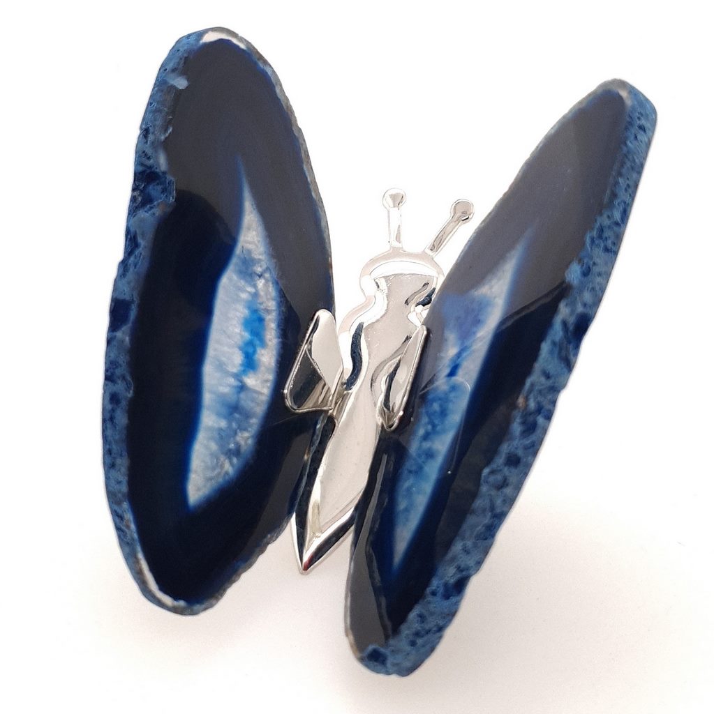 blue agate butterfly