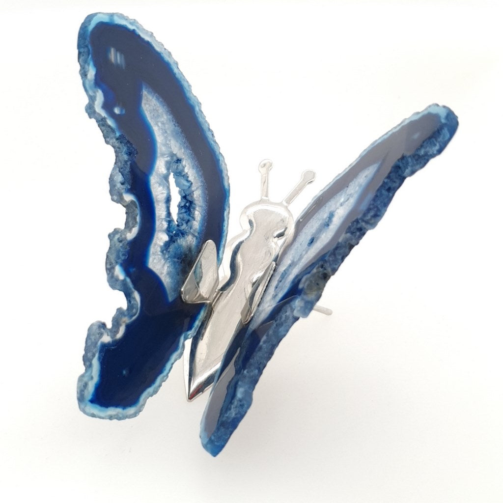 blue agate butterfly