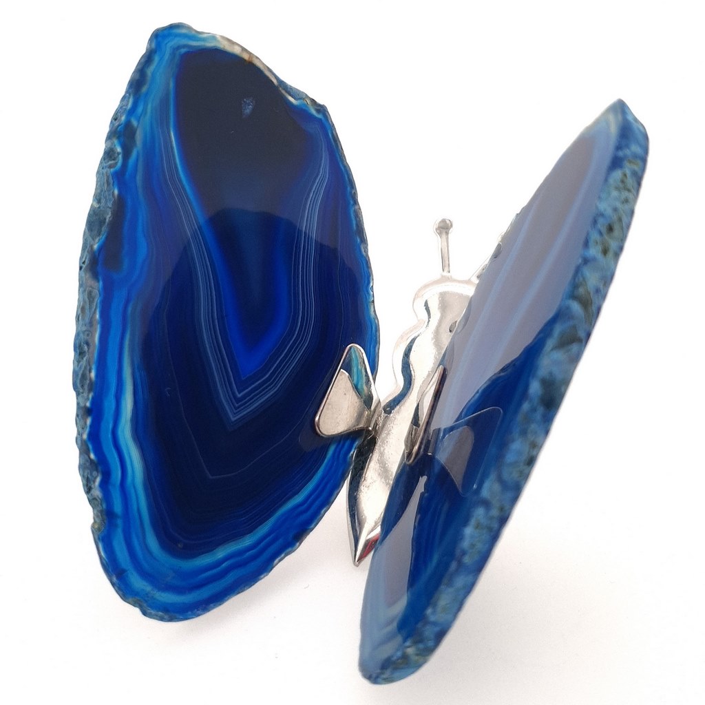 blue agate butterfly