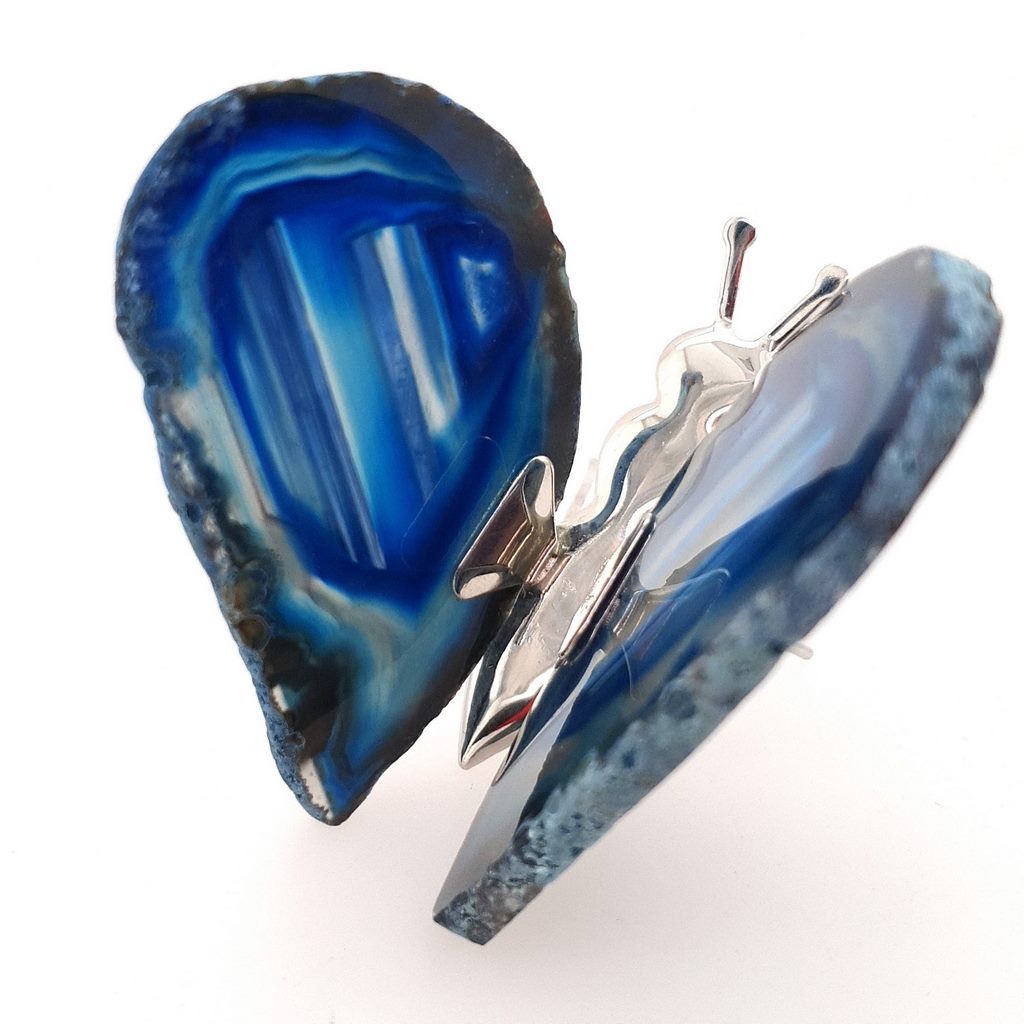 blue agate butterfly