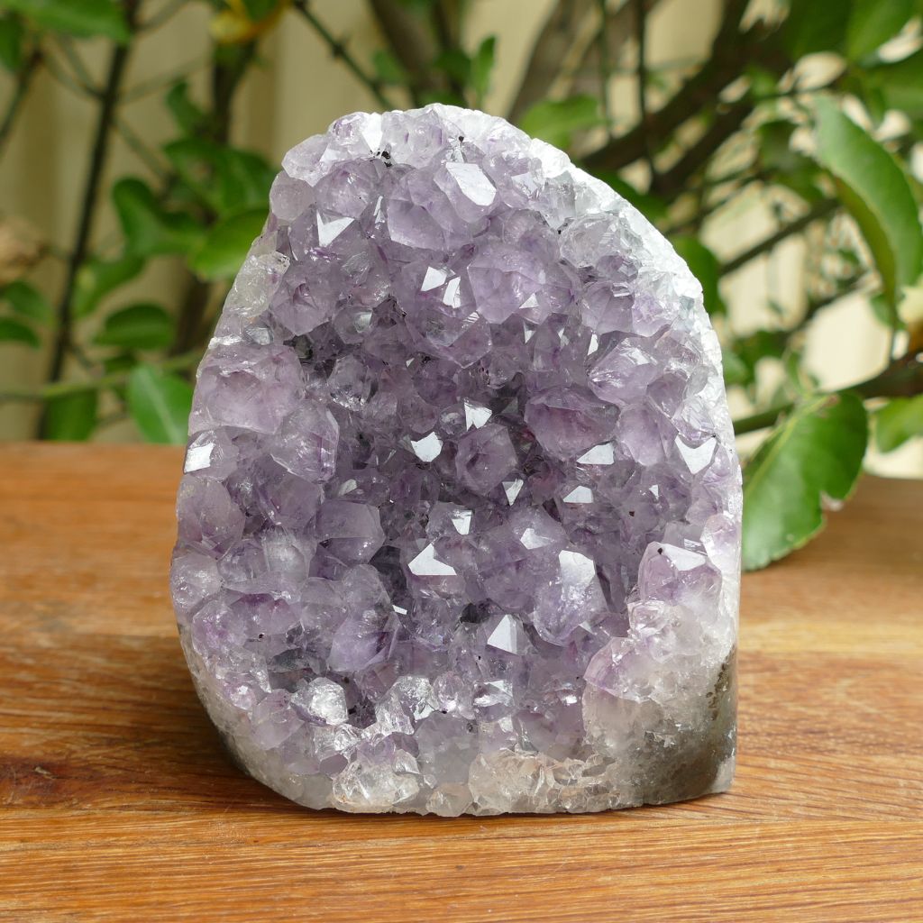 amethyst cluster cut base