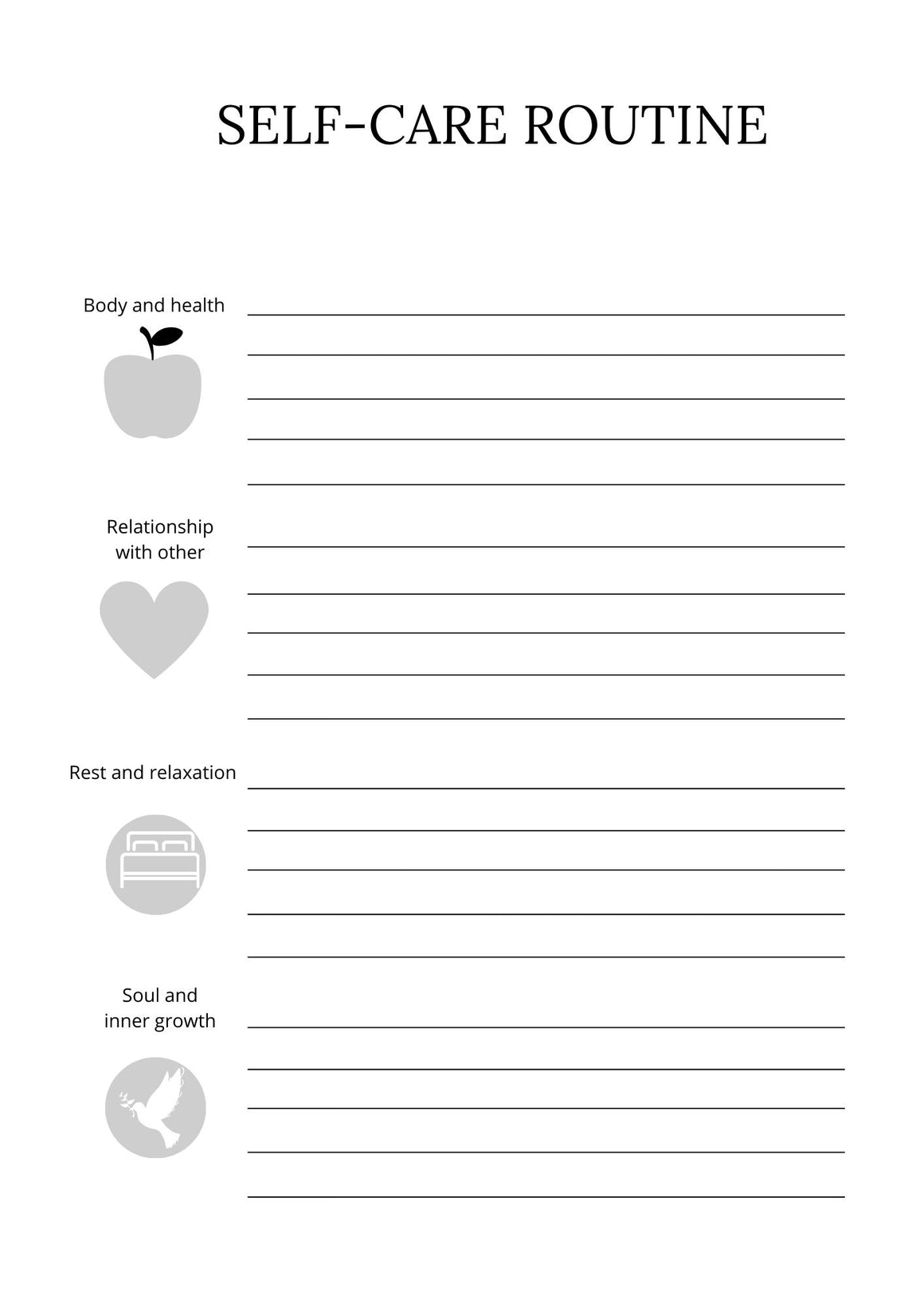 self love planner