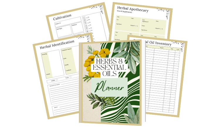 herbs and essential oils planner