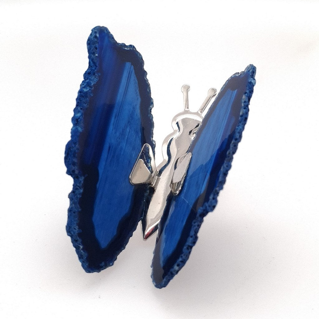 blue agate butterfly