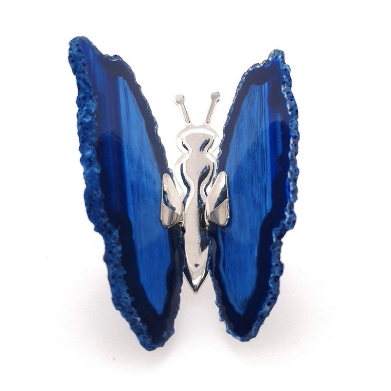 blue agate butterfly