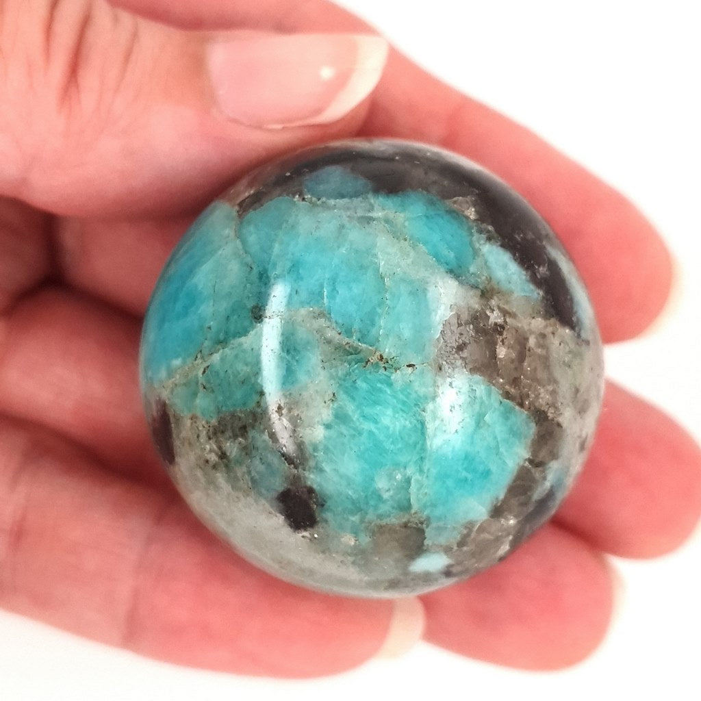 amazonite crystal sphere