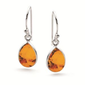 amber earrings