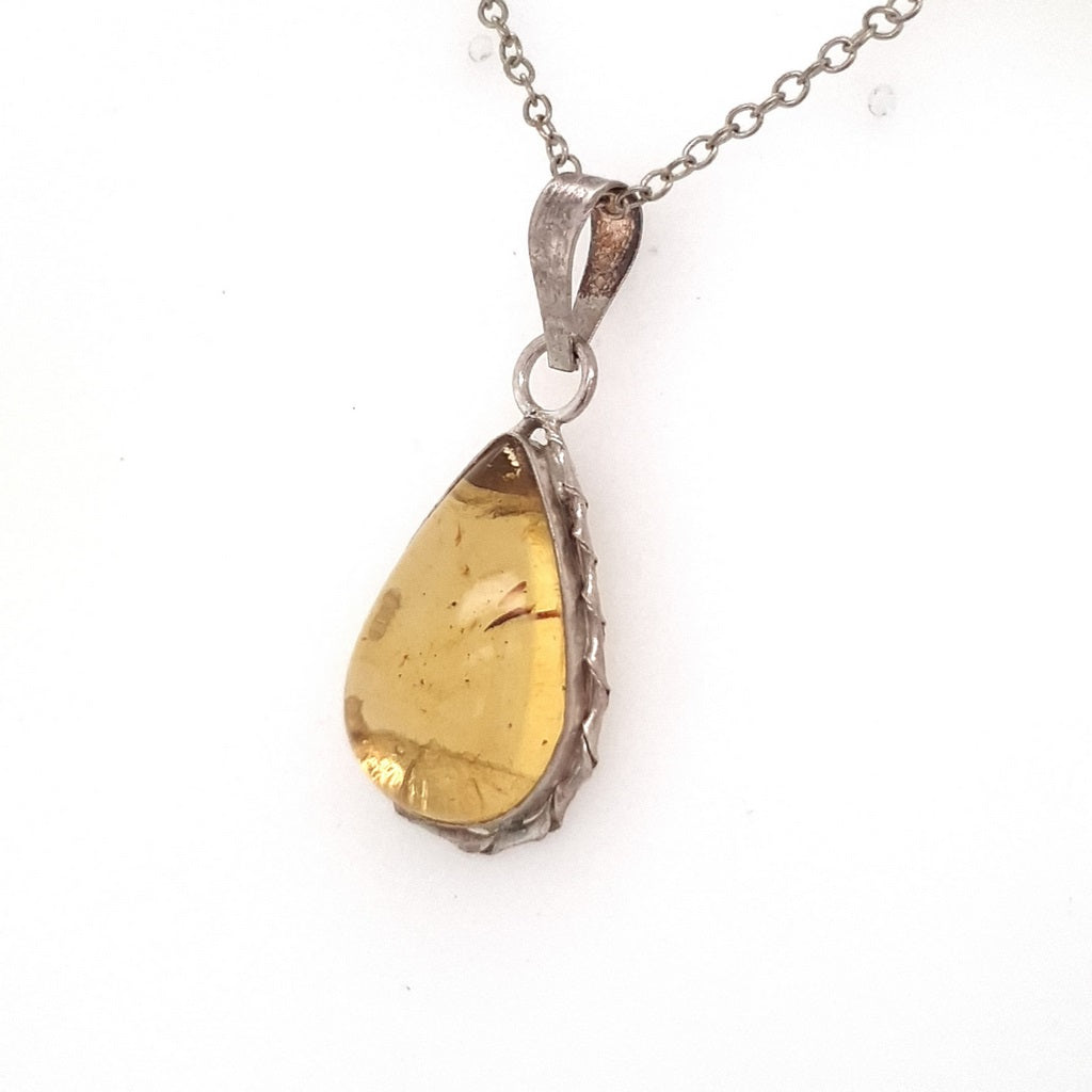 amber pendant