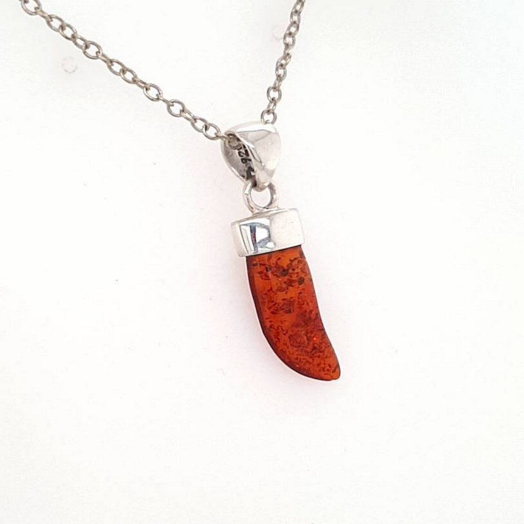 amber pendant