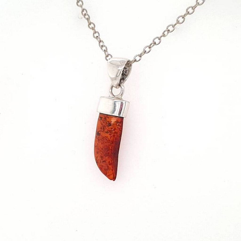 amber pendant