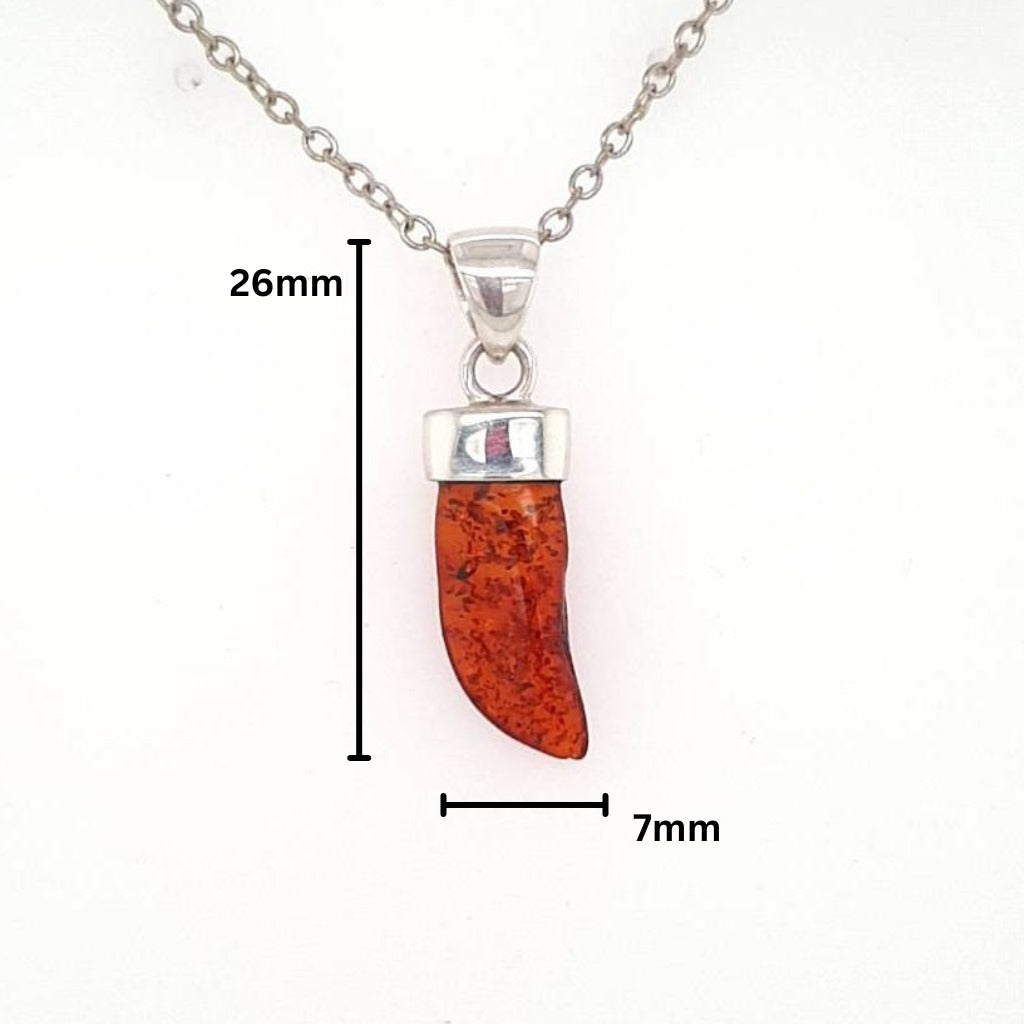 amber pendant