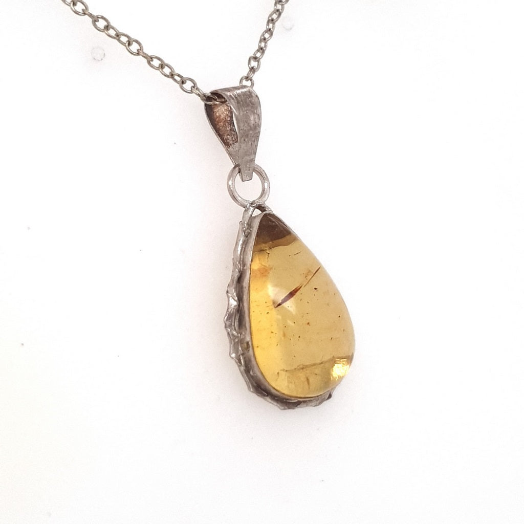 amber pendant