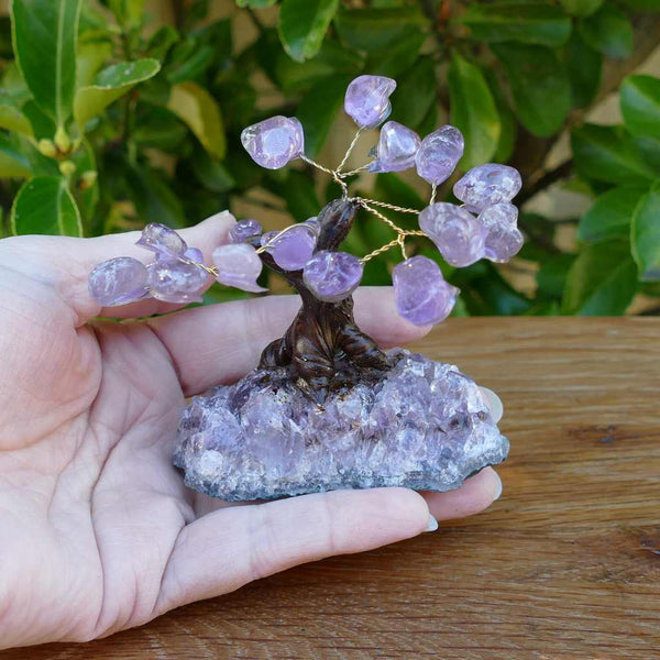 Amethyst Bonsai Gem Tree Earth Inspired Gifts