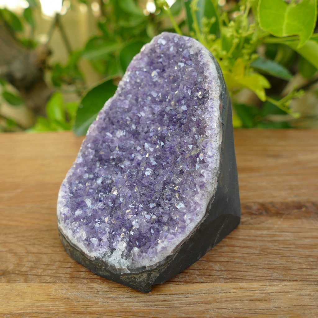 amethyst cluster cut base