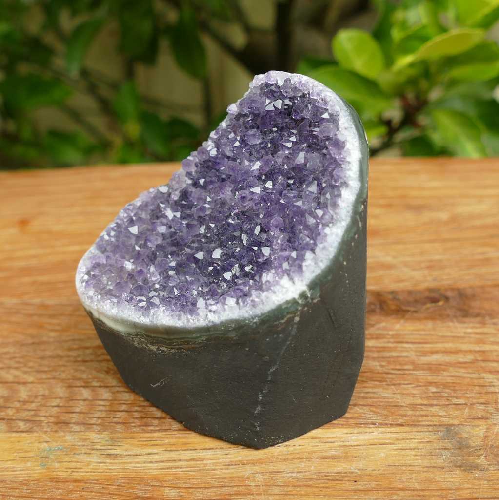 amethyst cluster cut base