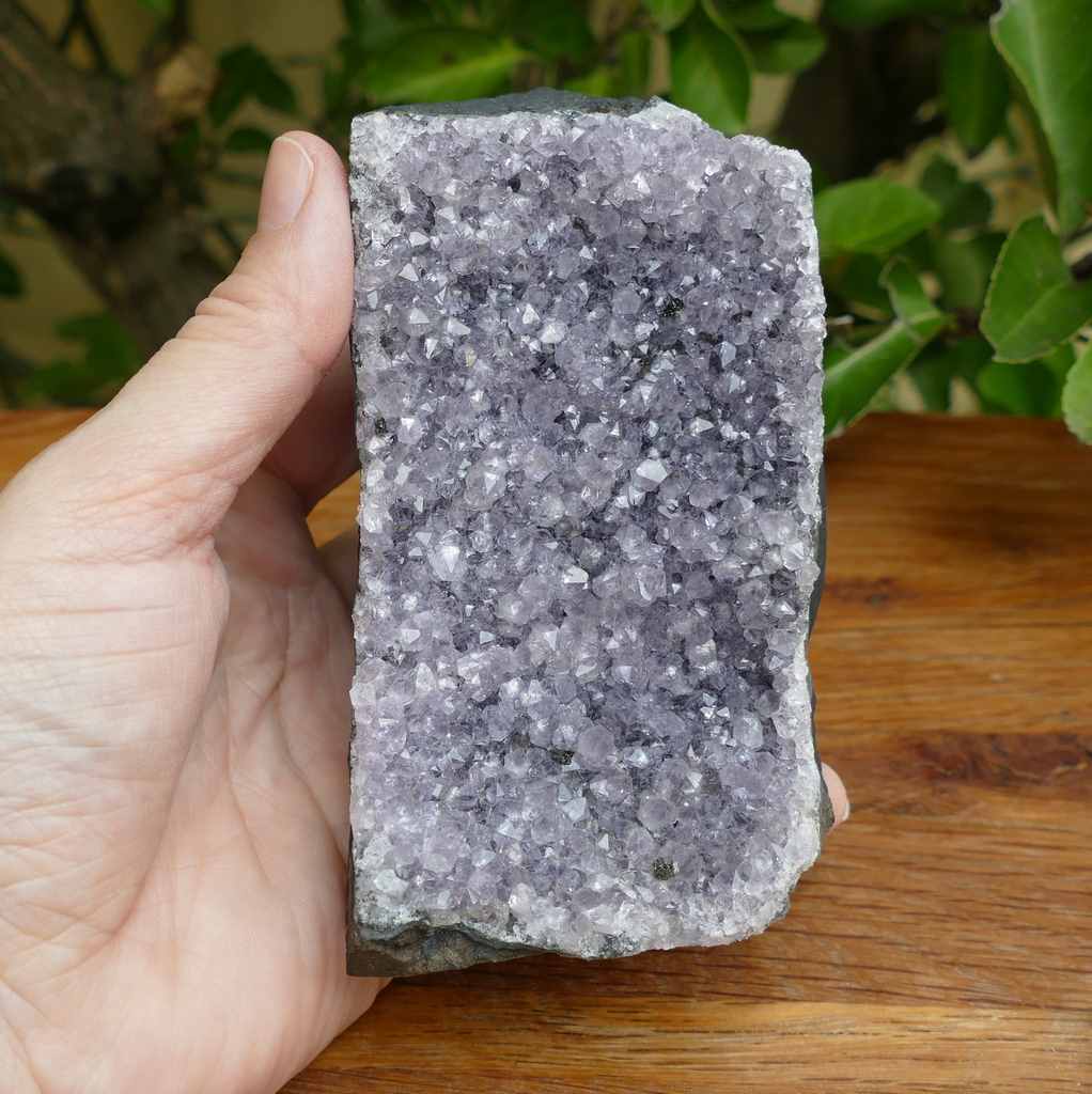 amethyst cluster cut base