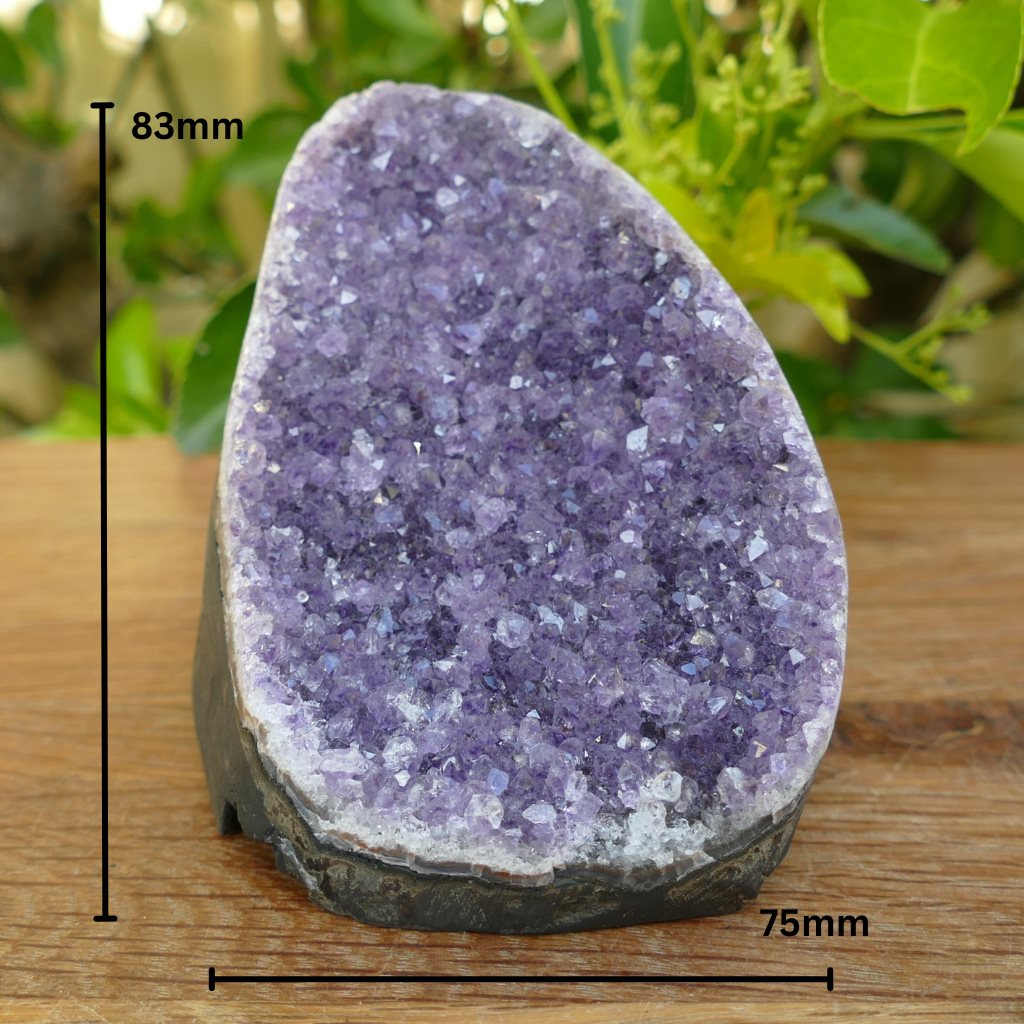 amethyst cluster cut base