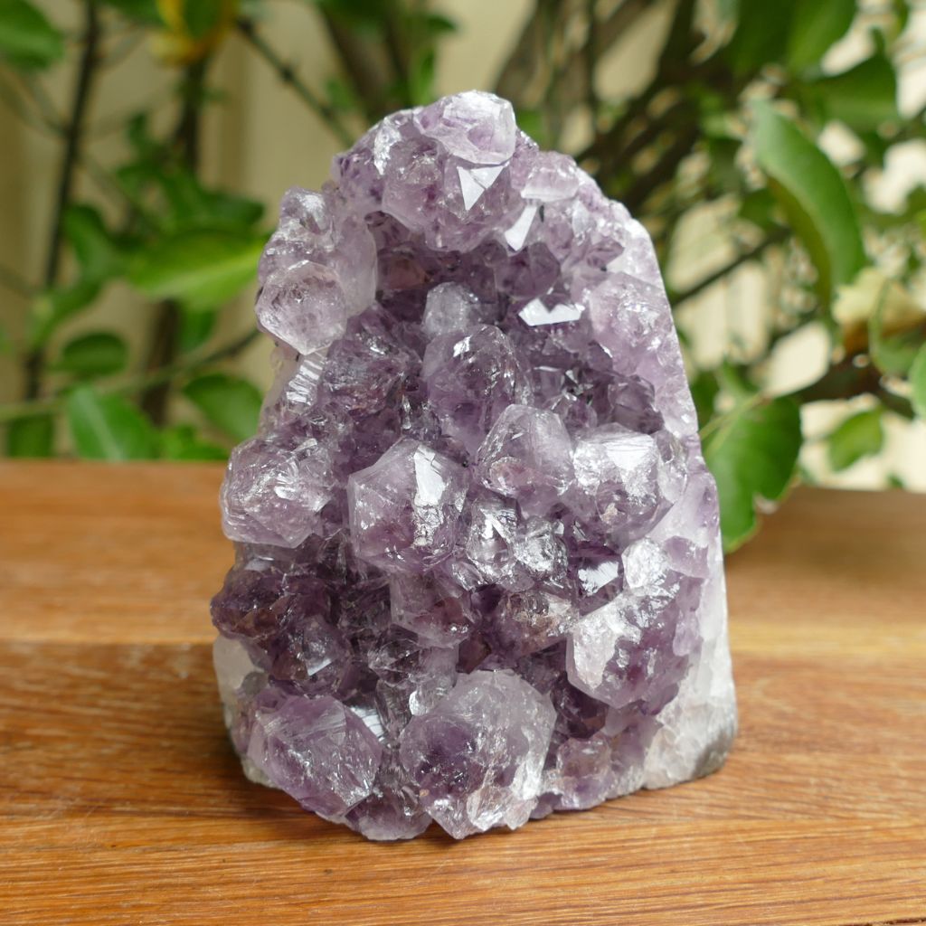amethyst cluster cut base