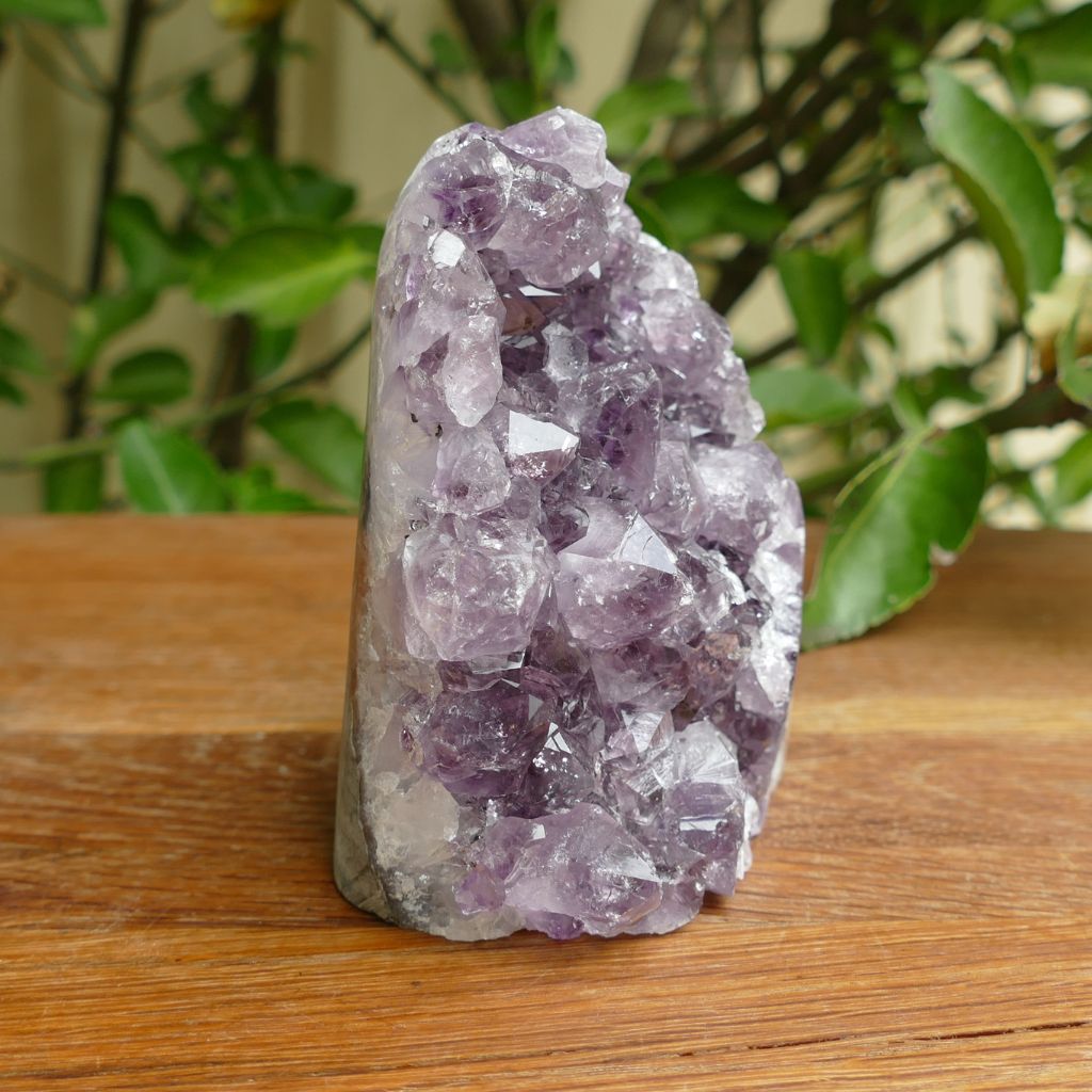 amethyst cluster cut base