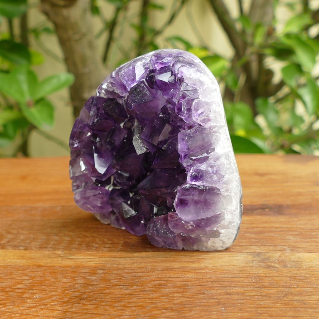 amethyst cluster cut base