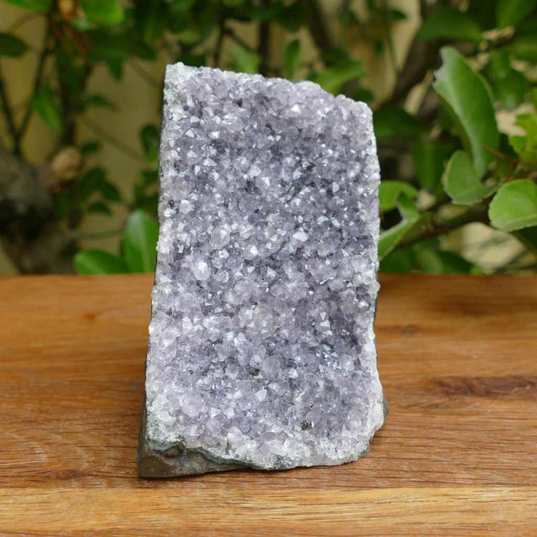 amethyst cluster cut base