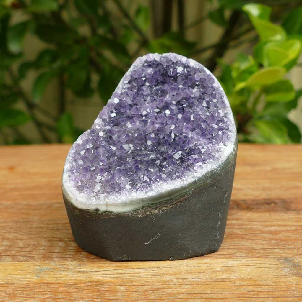 amethyst cluster cut base